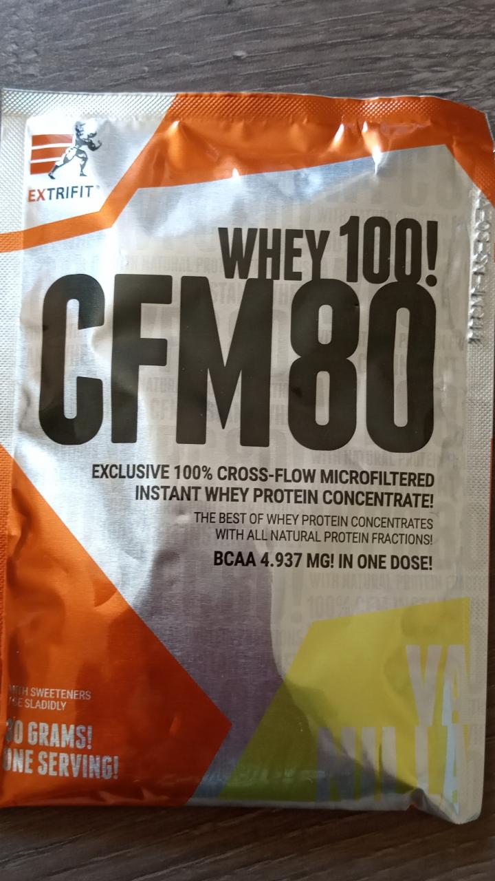 Fotografie - Whey 100! CFM 80 vanilla Extrifit