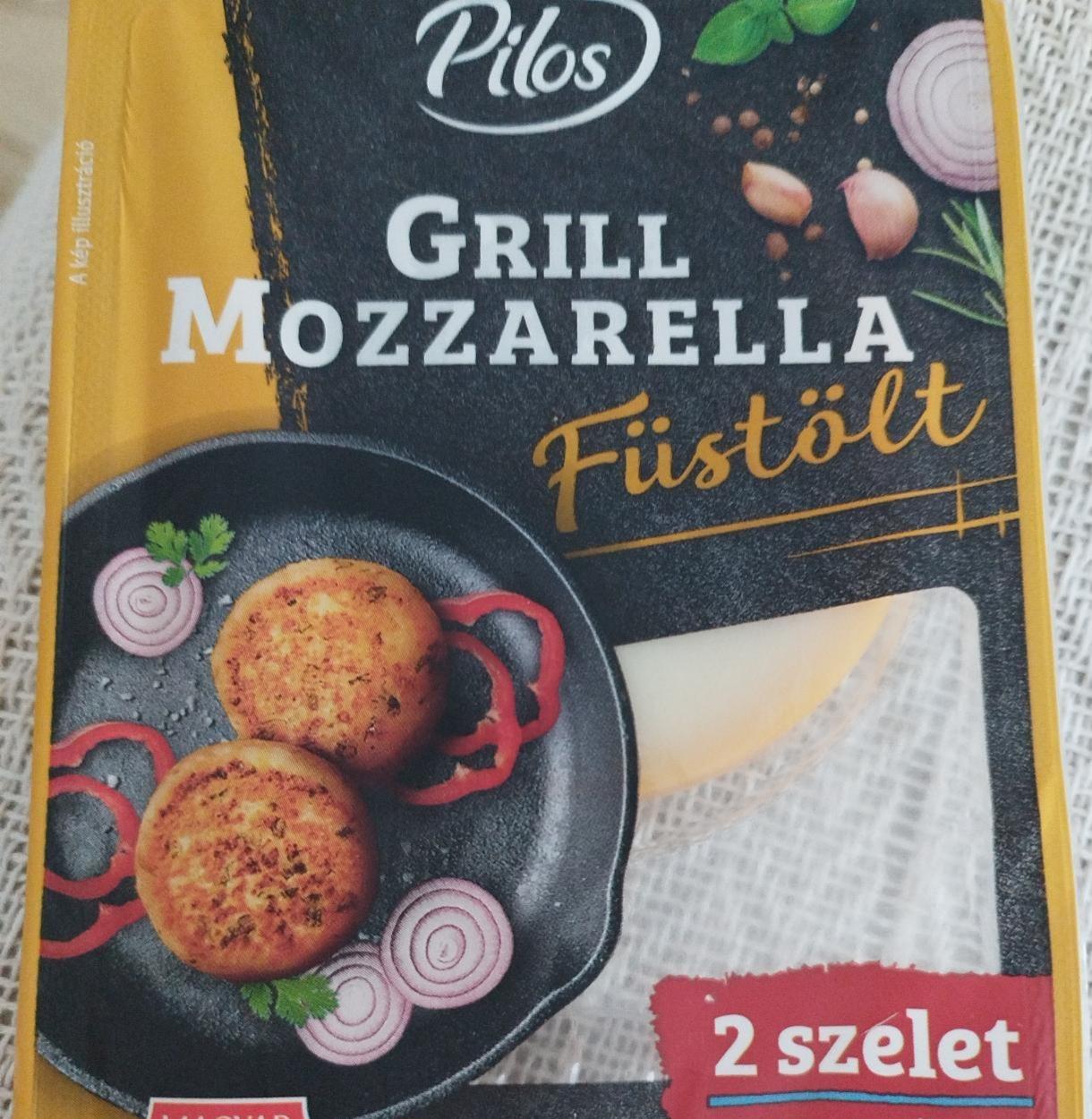 Fotografie - Grill Mozzarella Füstölt Pilos