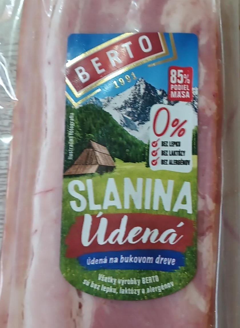 Fotografie - Slanina údená na bukovom dreve Berto