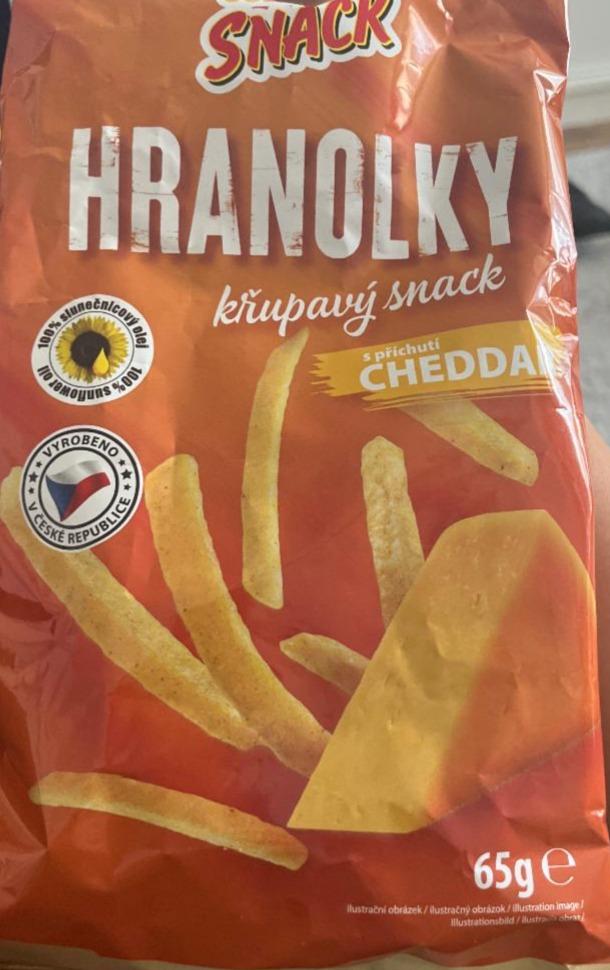 Fotografie - Hranolky křupavý snack cheddar Snack