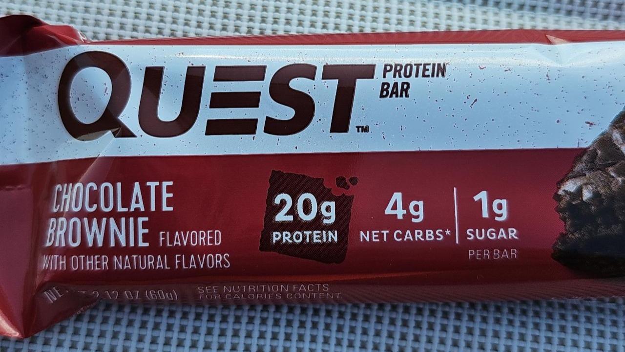 Fotografie - Chocolate brownie protein bar Quest