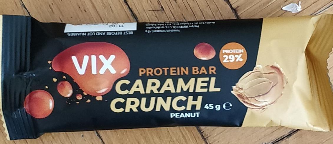 Fotografie - Protein bar caramel crunch peanut Vix