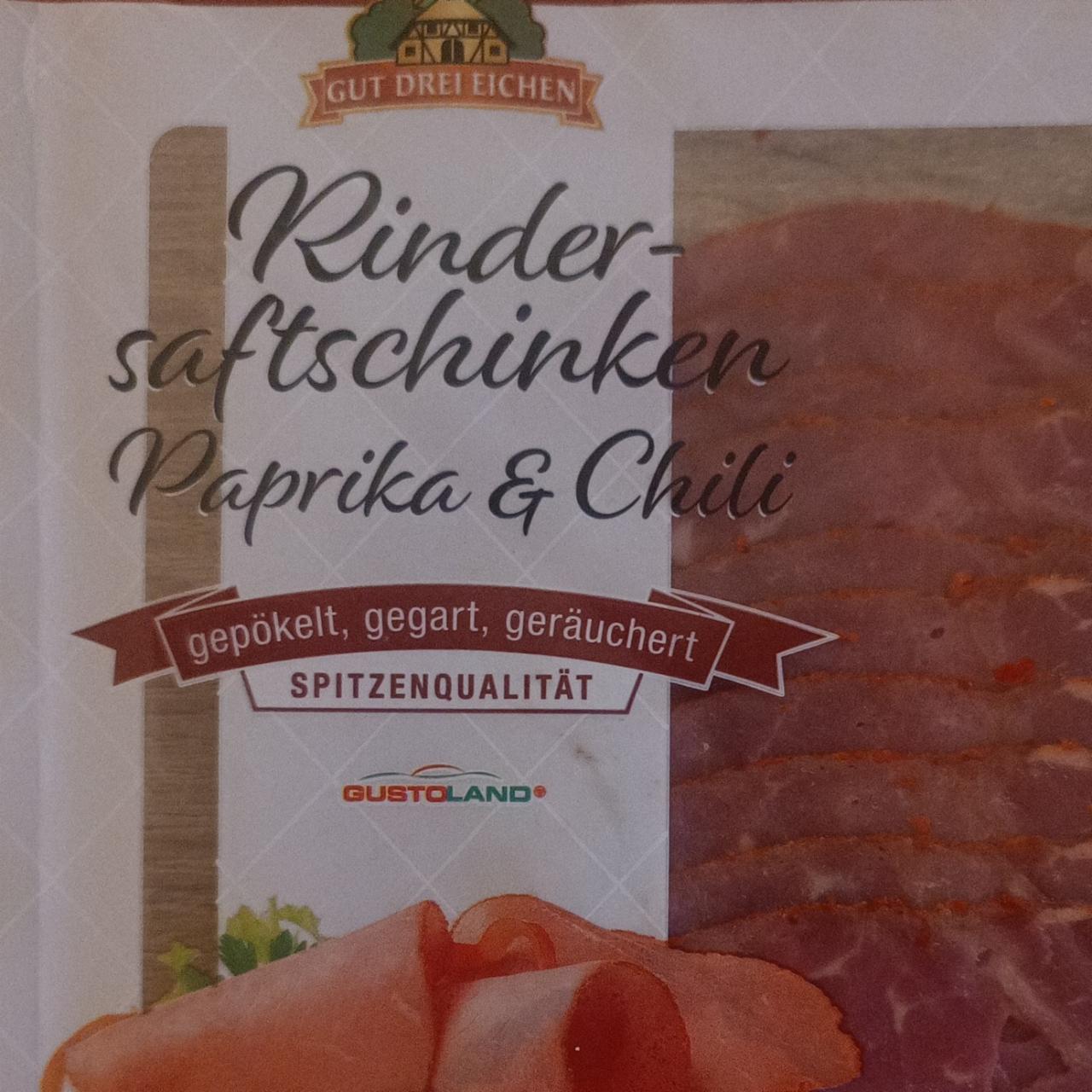 Fotografie - Rinder-saftschinken Paprika & Chili Gut drei Eichen