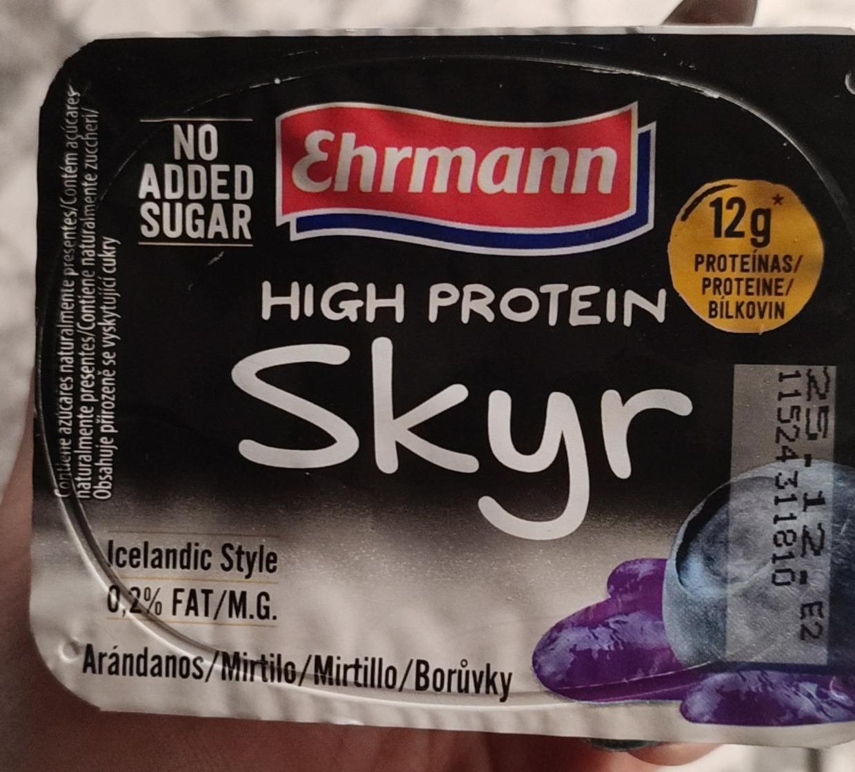 Fotografie - High Protein Skyr Borůvky Ehrmann