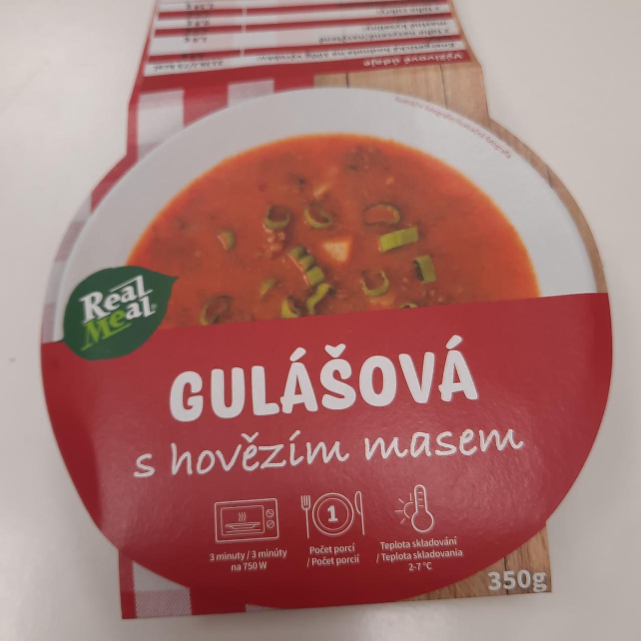 Fotografie - Gulasova polévka Real Meal