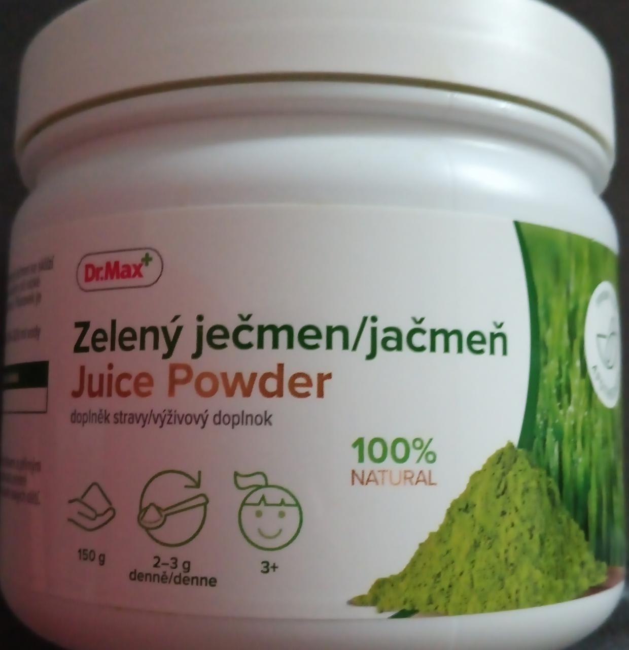 Fotografie - Zelený jačmeň Juice Powder Dr.Max