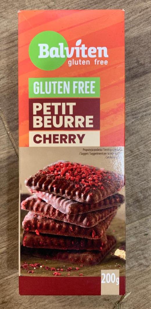 Fotografie - Petit beurre cherry gluten free Balviten