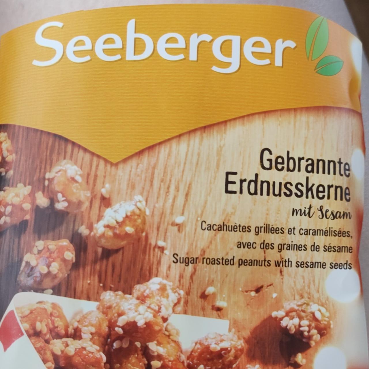 Fotografie - Gebrannte erdnusskerne mit sesam Seeberger