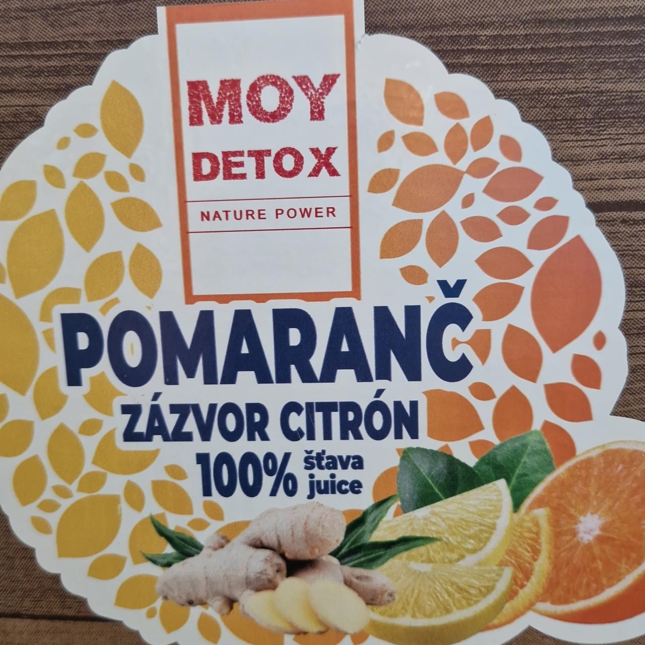 Fotografie - Pomaranč Zázvor Citrón Moy Detox