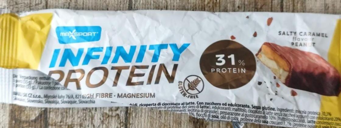 Fotografie - Infinity protein 31% salty caramel peanut MaxSport