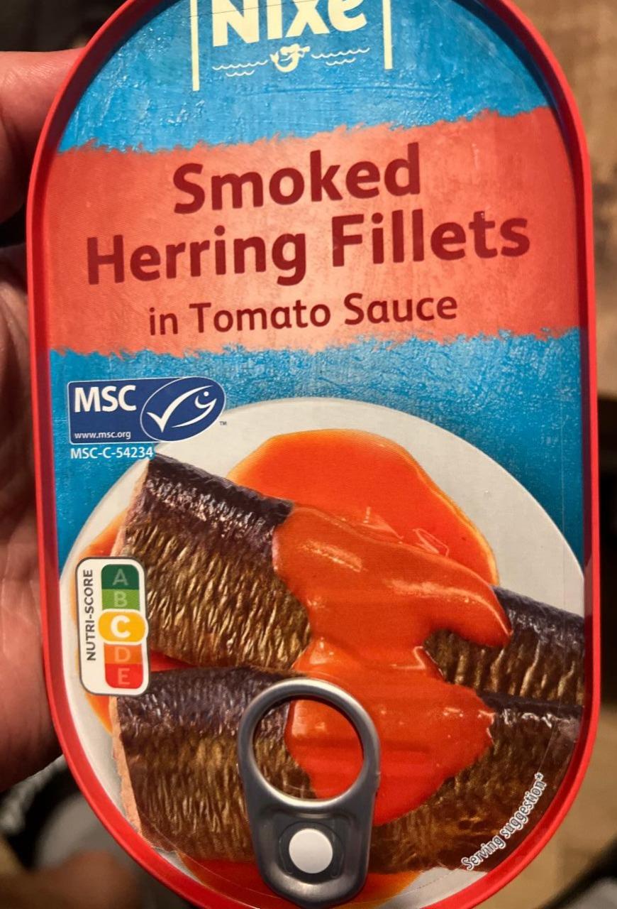 Fotografie - Smoked Herring Fillets in Tomato Sauce Nixe