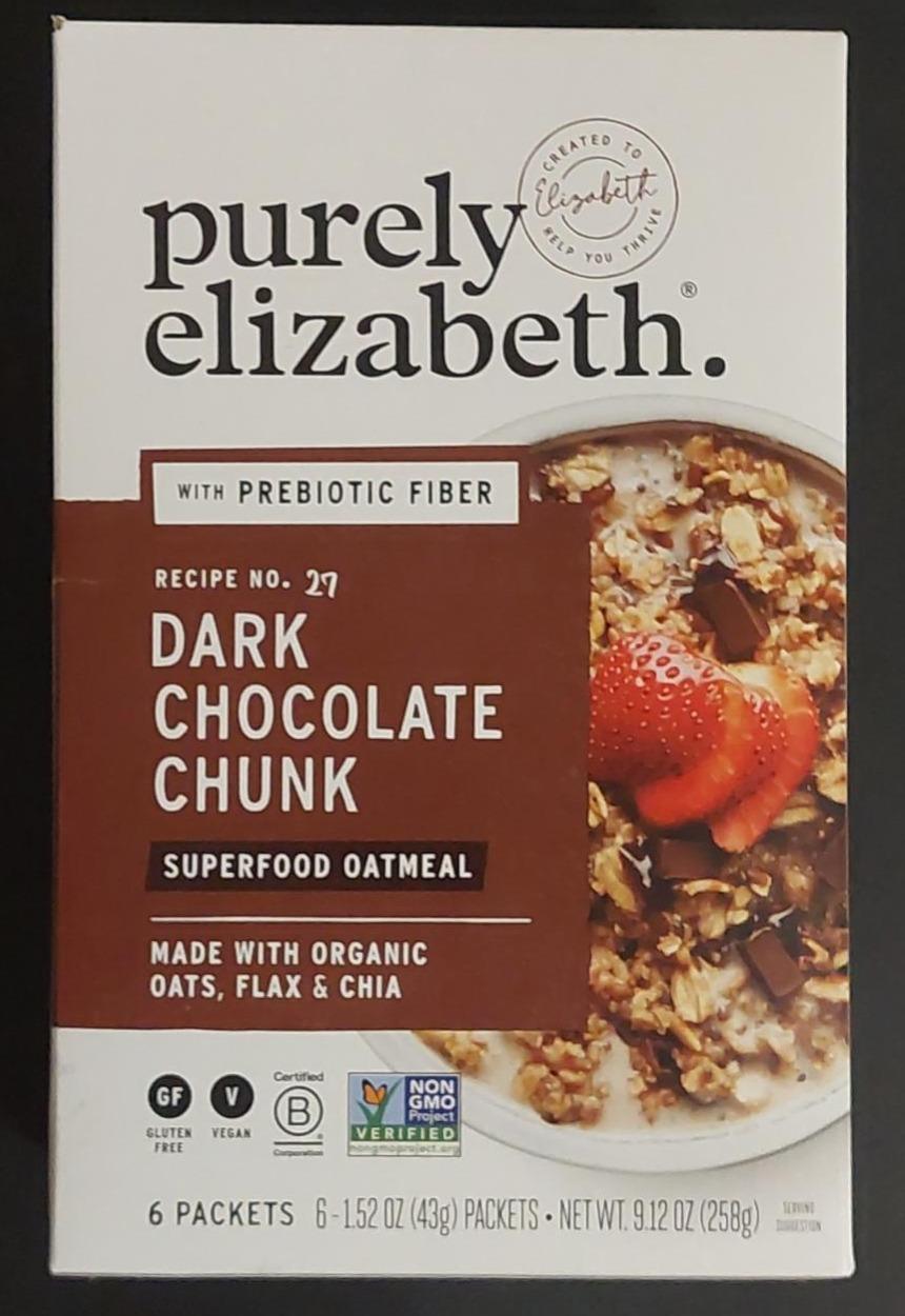 Fotografie - Dark Chocolate Chunk purely elizabeth.