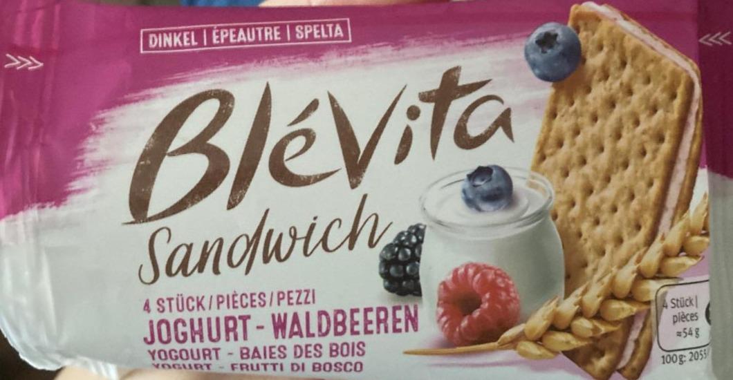 Fotografie - Sandwich Joghurt - Waldbeeren BléVita