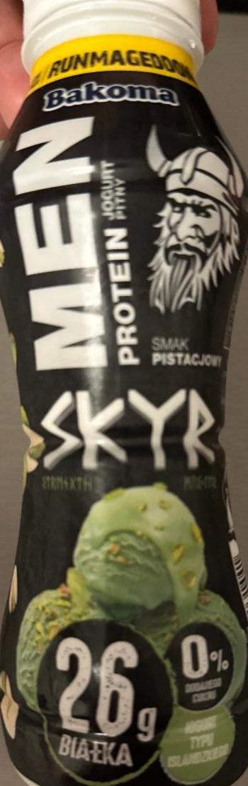 Fotografie - Men protein skyr smak pistacjowy Bakoma