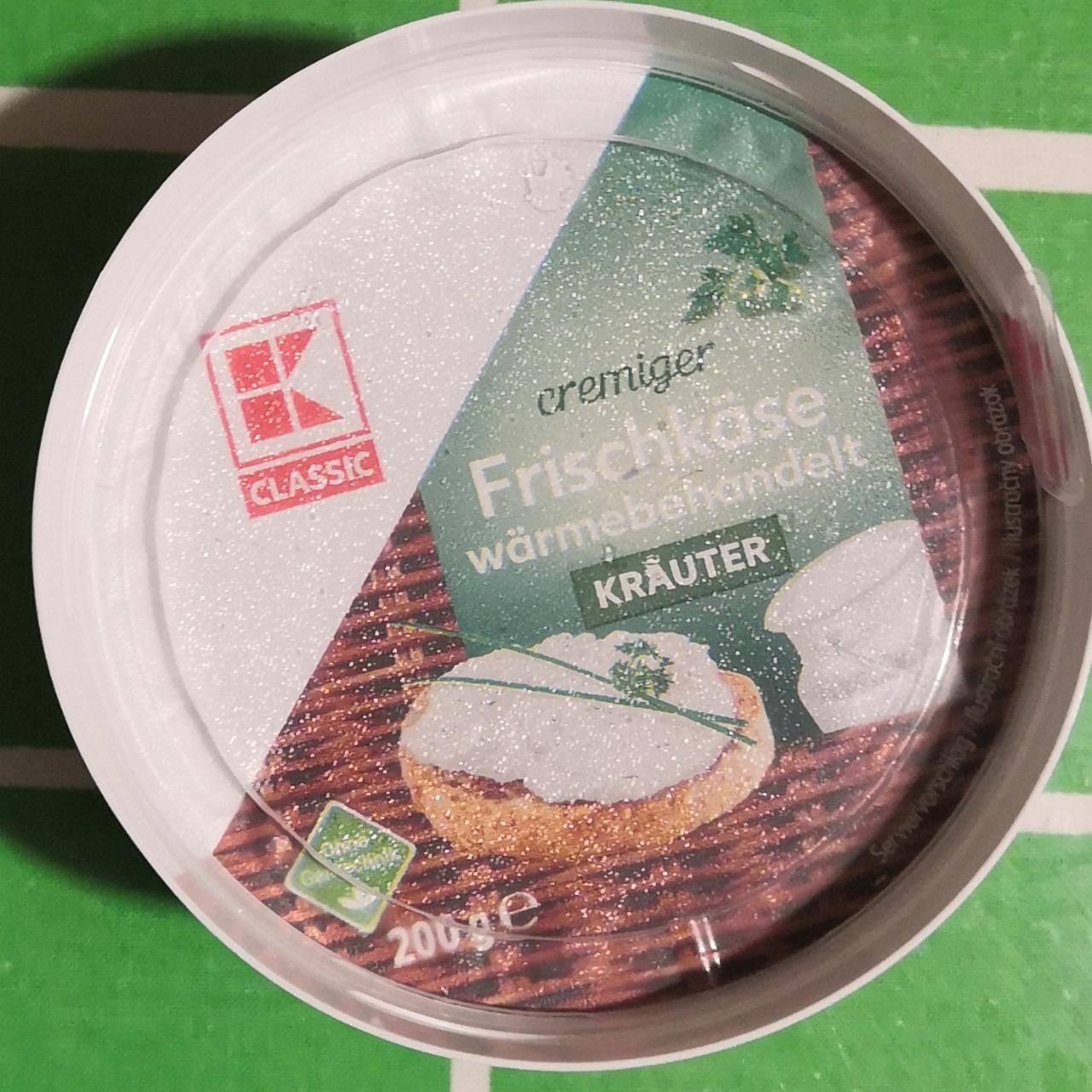 Fotografie - Cremiger Frischkäse wärmebehandelt Kräuter K-Classic