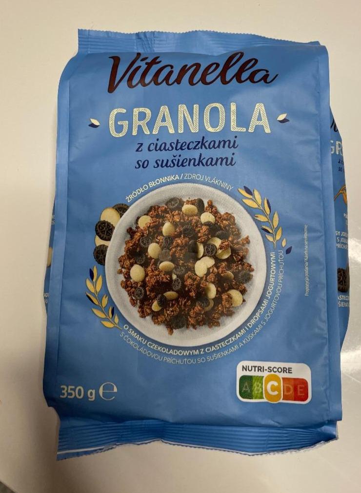 Fotografie - Granola z ciasteczkami so sušienkami Vitanella