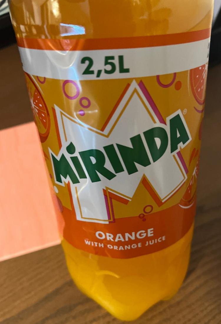 Fotografie - MIRINDA ORANGE with orange juice