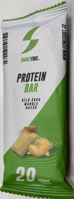 Fotografie - Protein bar Bílá čoko, Mandle a Kešu Smartfuel