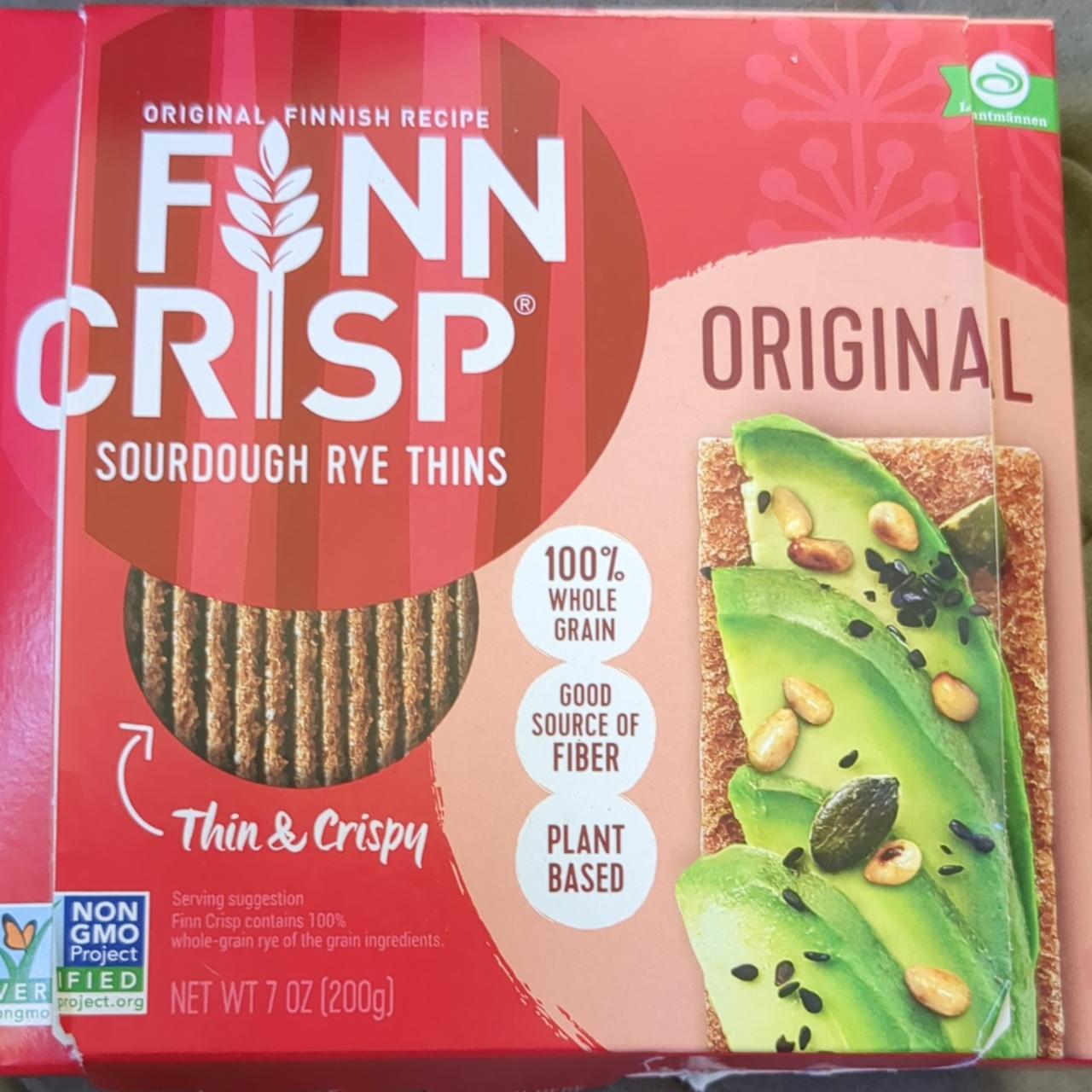 Fotografie - Original Sourdough Rye Thins Finn Crisp