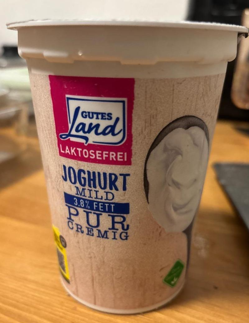 Fotografie - Joghurt Mild 3,8% Fett Gutes Land Laktosefrei