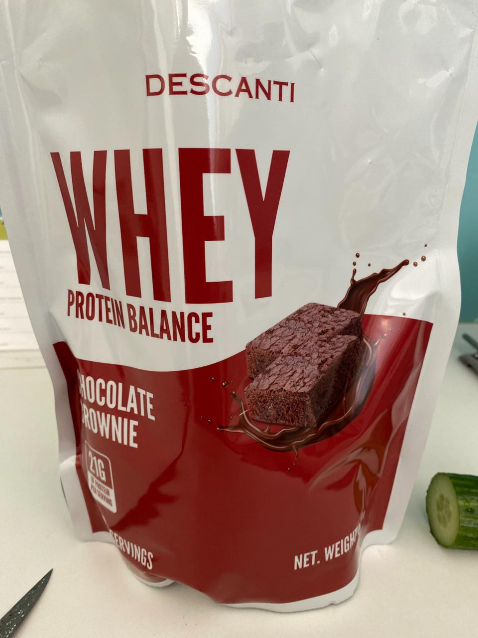 Fotografie - Whey protein balance chocolate brownie descanti