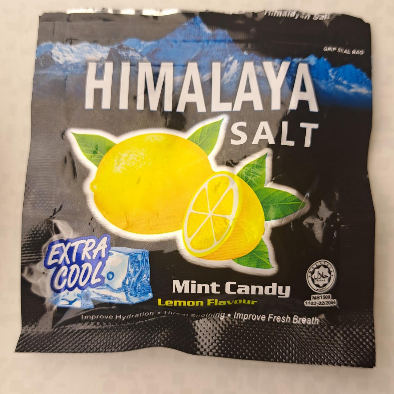 Fotografie - Himalaya salt Mint candy Extra cool Lemon flavour