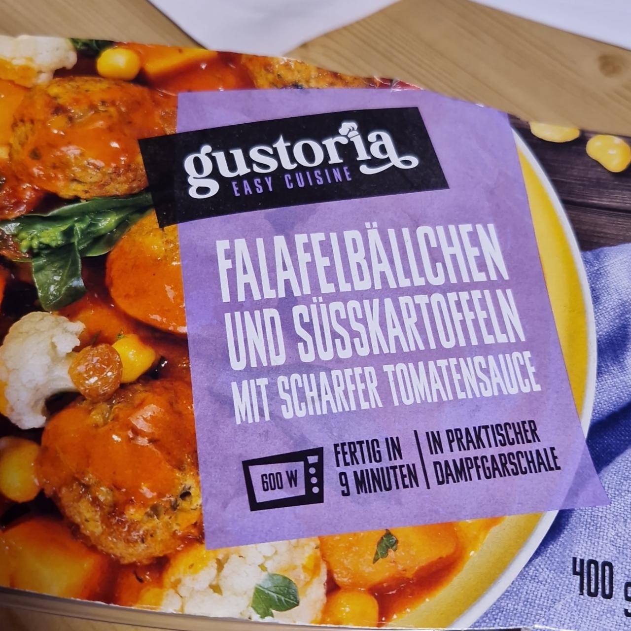 Fotografie - Falafelbällchen und Süsskartoffeln gustoria