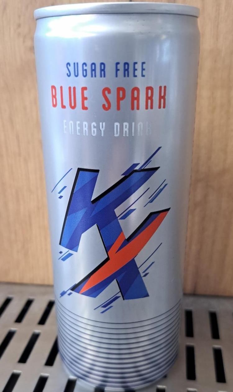 Fotografie - Blue Spark Sugar Free energy drink