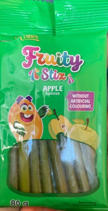 Fotografie - Fruity Stix Apple flavour Sweet Corner