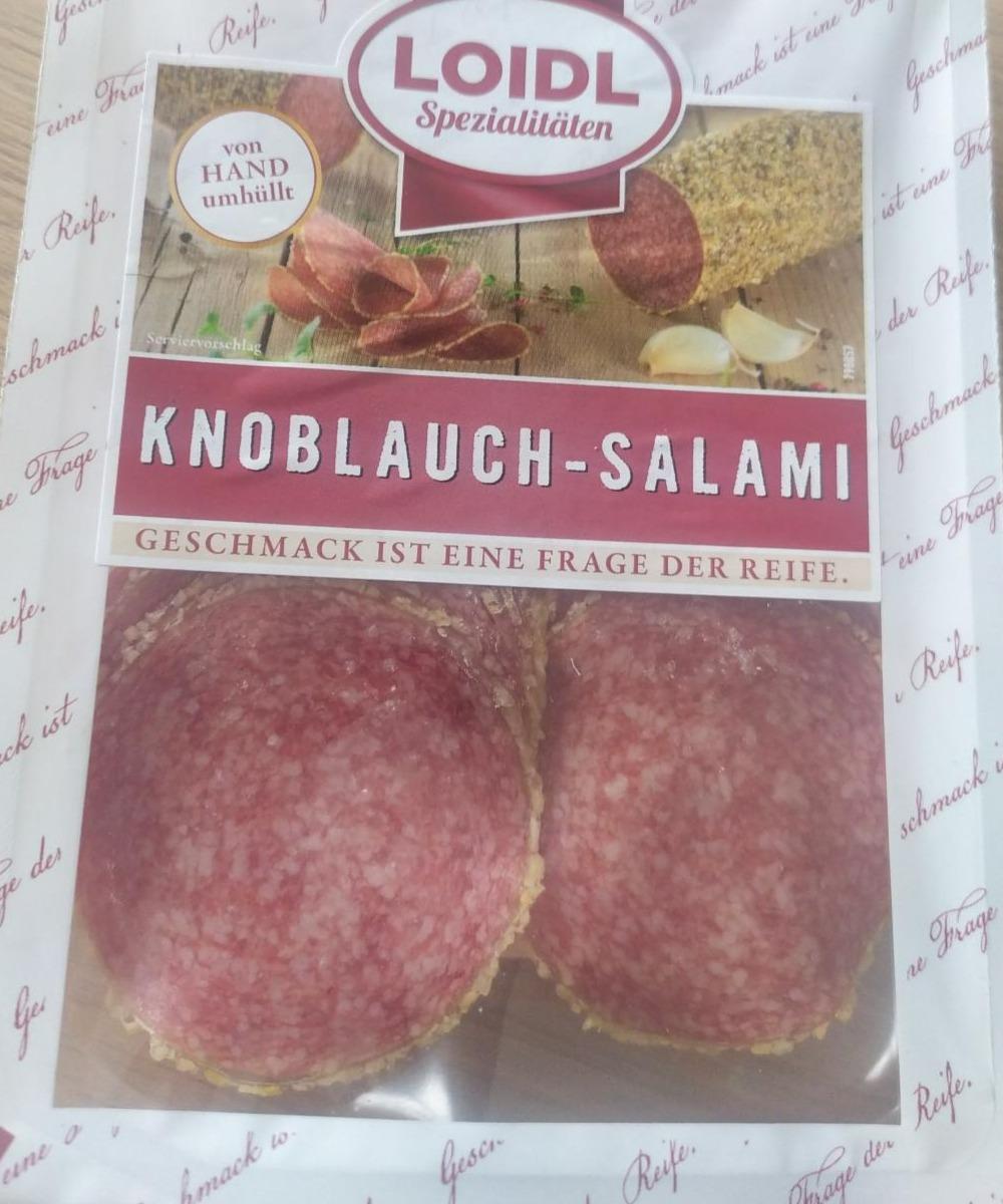 Fotografie - Knoblauch-salami Loidl