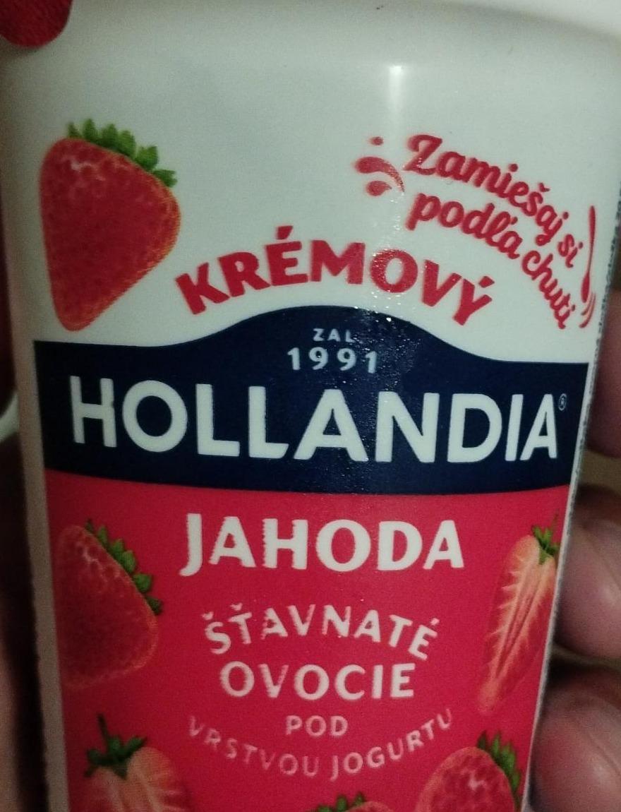 Fotografie - Krémový jahoda šťavnaté ovocie Hollandia