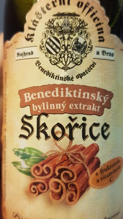 Fotografie - Benediktinský bylinný extrakt Skořice Klášterní officína