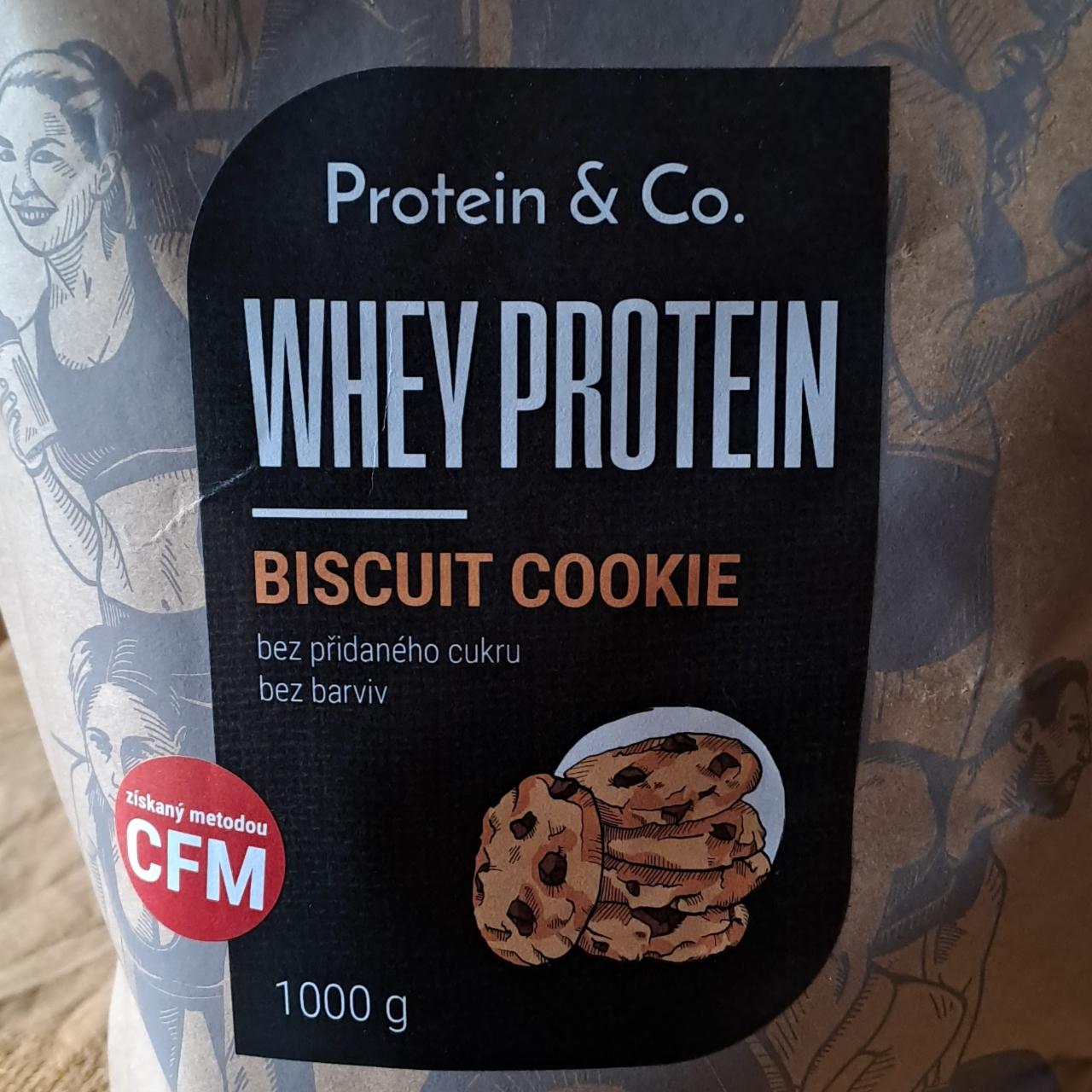 Fotografie - Whey protein biscuit cookie Protein & Co.