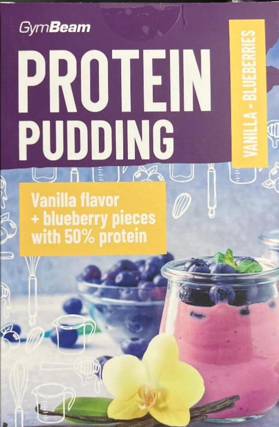 Fotografie - Protein pudding Vanilla Blueberries GymBeam