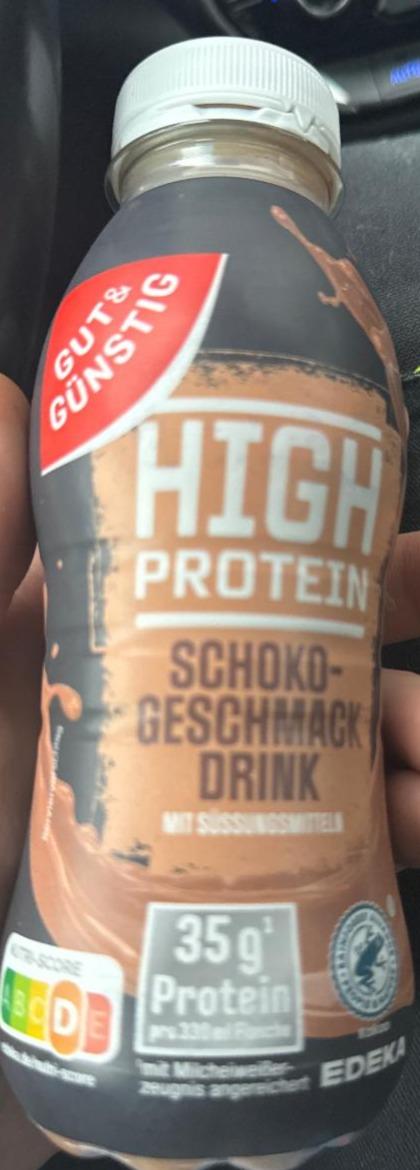 Fotografie - High Protein Schoko-Geschmack Drink Gut&Günstig