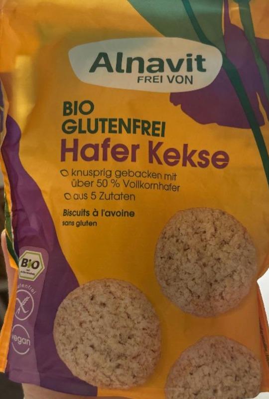 Fotografie - Hafer Kekse Bio Glutenfrei Alnavit