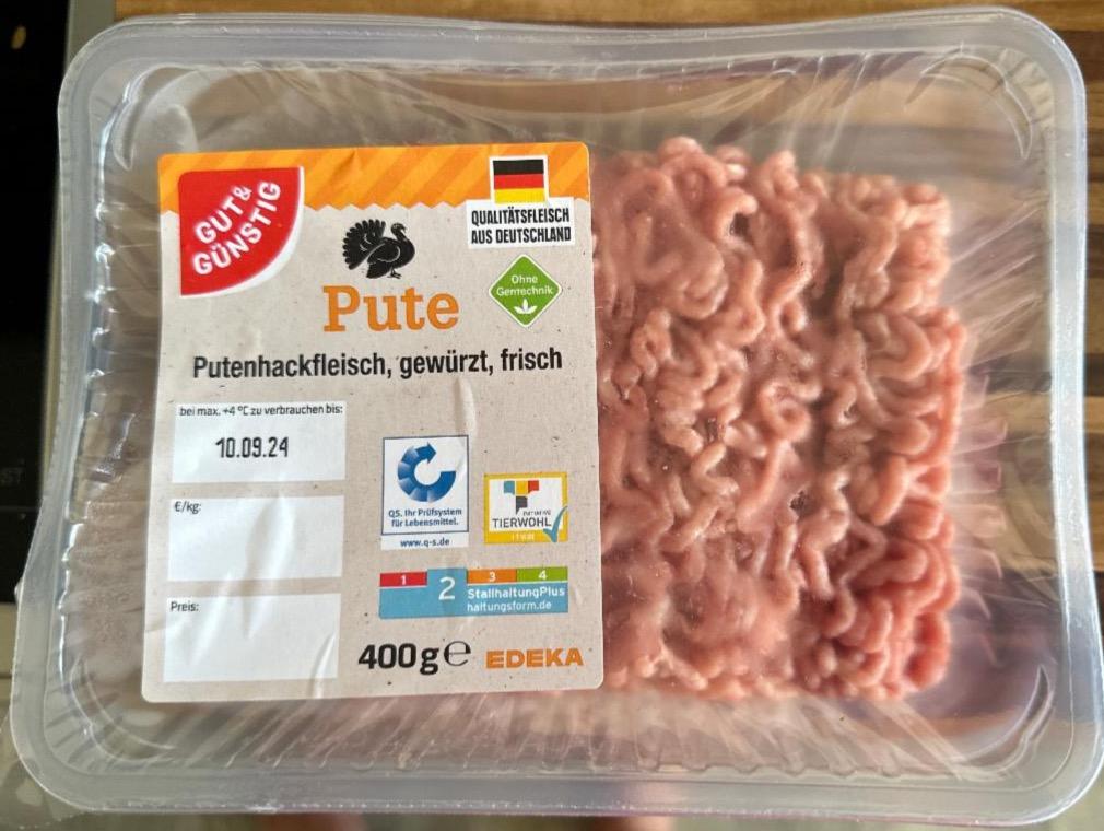 Fotografie - Pute putenhackfleisch, gewürzt, frisch Gut & Gunsting