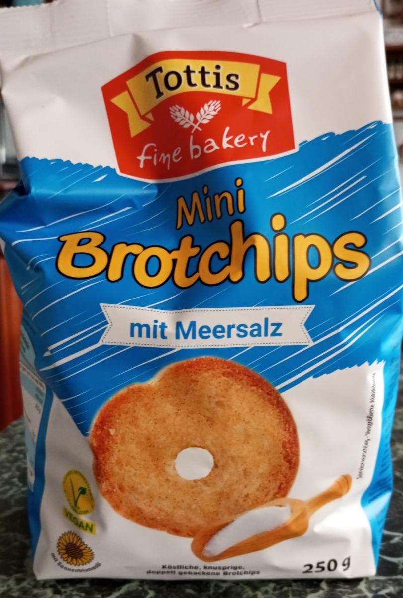 Fotografie - Mini Brotchips mit Meersalz Tottis