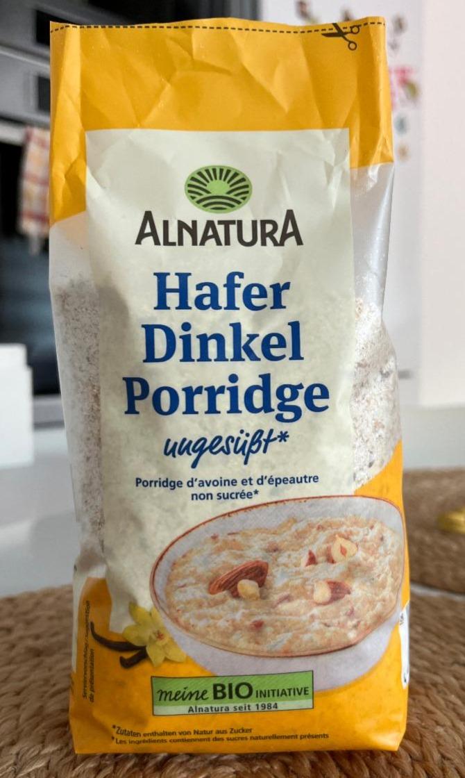 Fotografie - Hafer Dinkel Porridge Alnatura