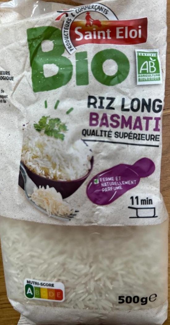 Fotografie - Bio riz long basmati Saint Eloi