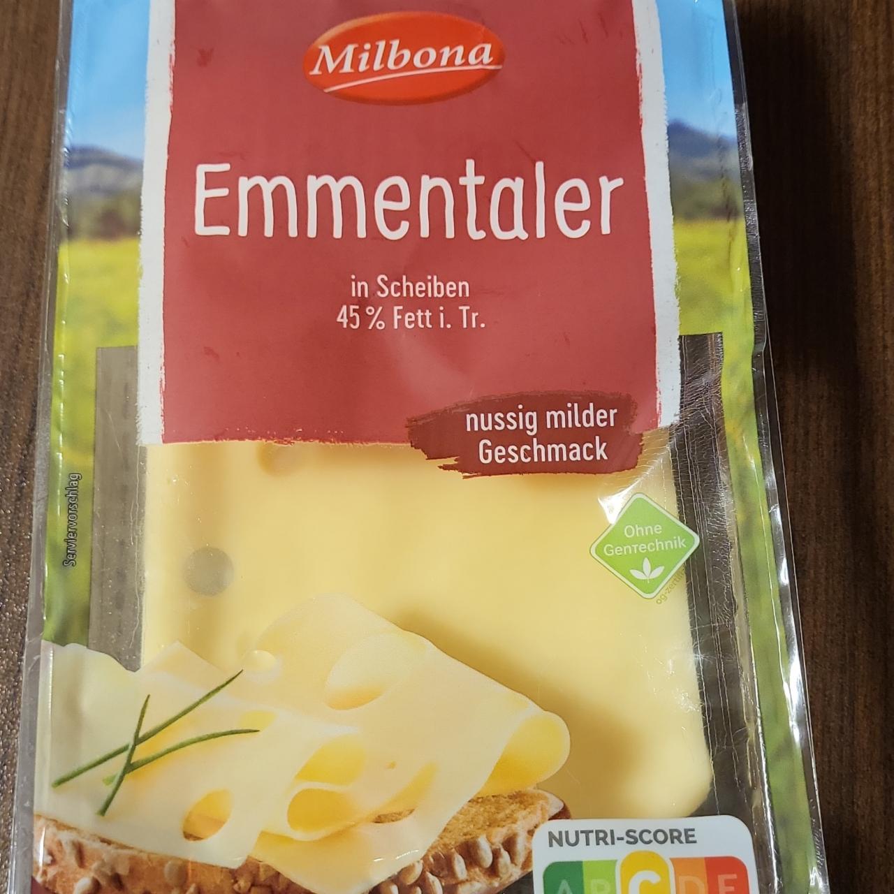 Fotografie - Emmentaler 45% Milbona