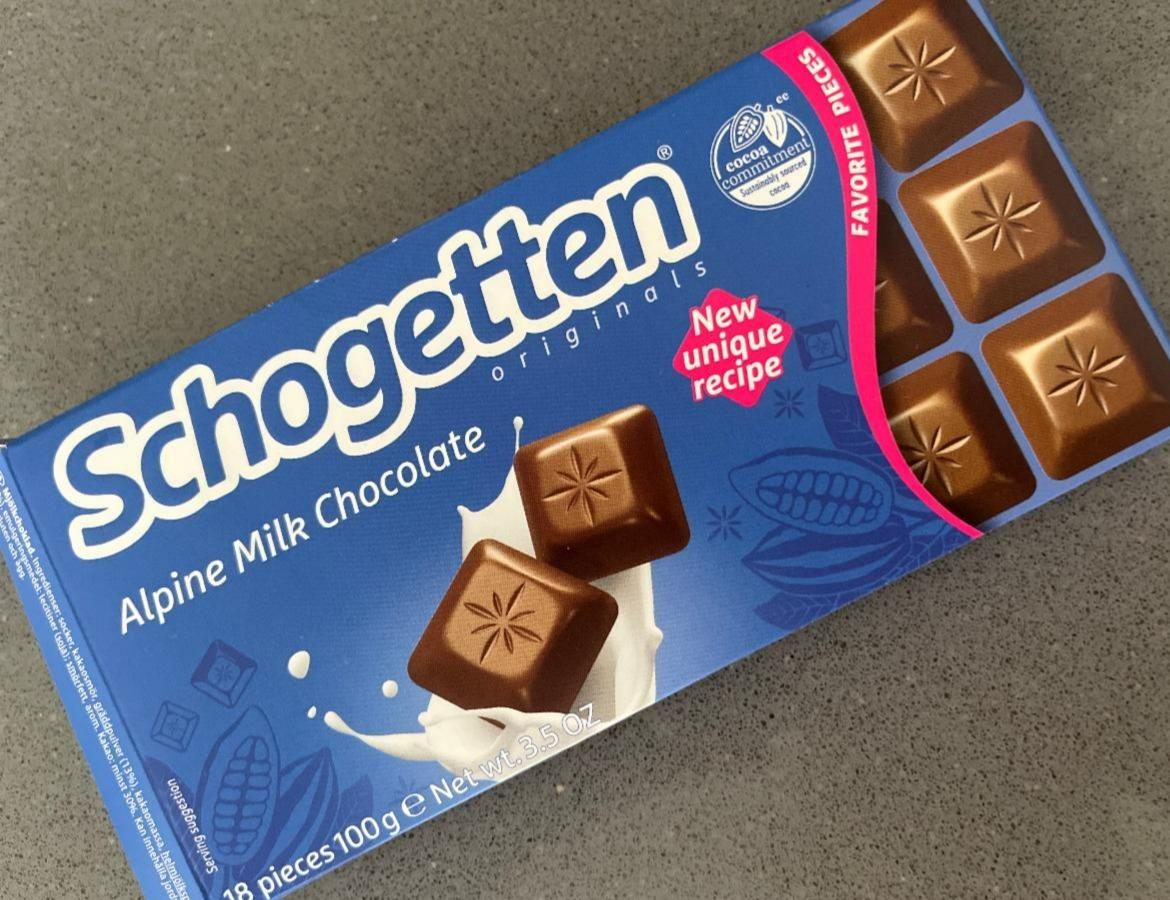 Fotografie - Alpine milk chocolate Schogetten