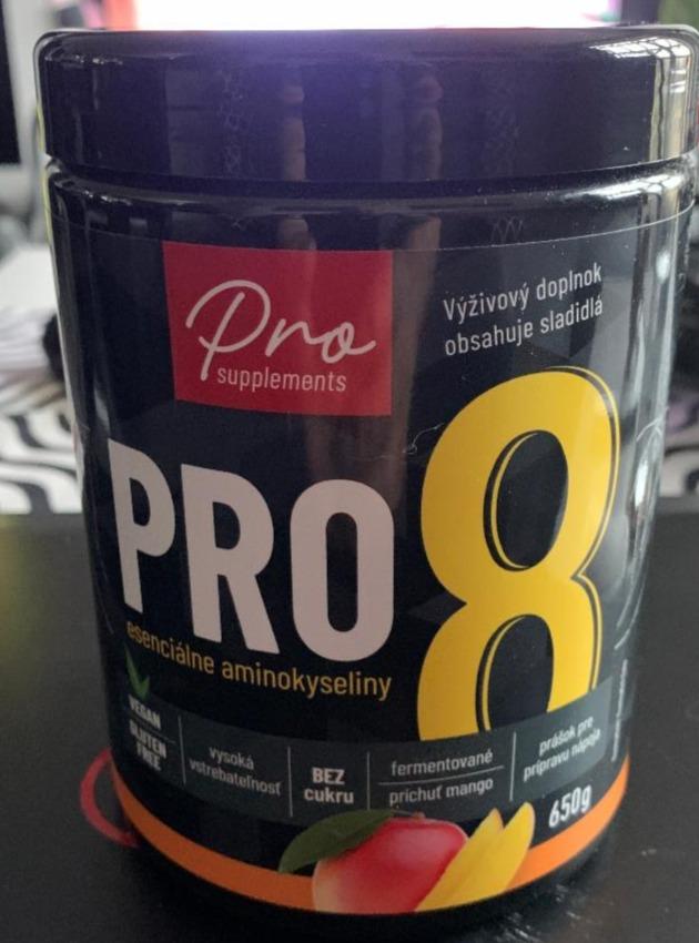 Fotografie - PRO8 esenciálne aminokyseliny Mango Pro supplements