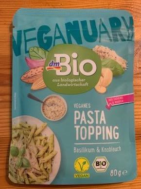 Fotografie - Veganes pasta topping basilikum & knoblauch dmBio