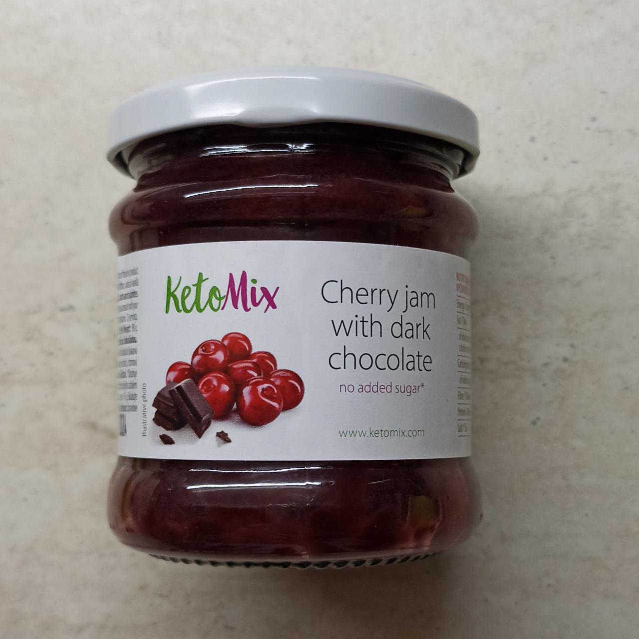 Fotografie - Cherry jam with dark chocolate KetoMix