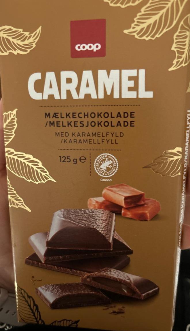 Fotografie - Caramel Melkesjokolade coop