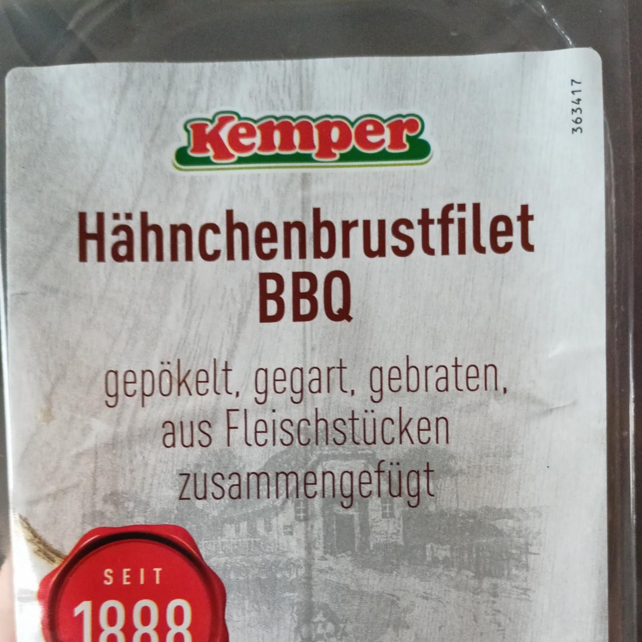 Fotografie - Hähnchenbrustfilet BBQ Kemper