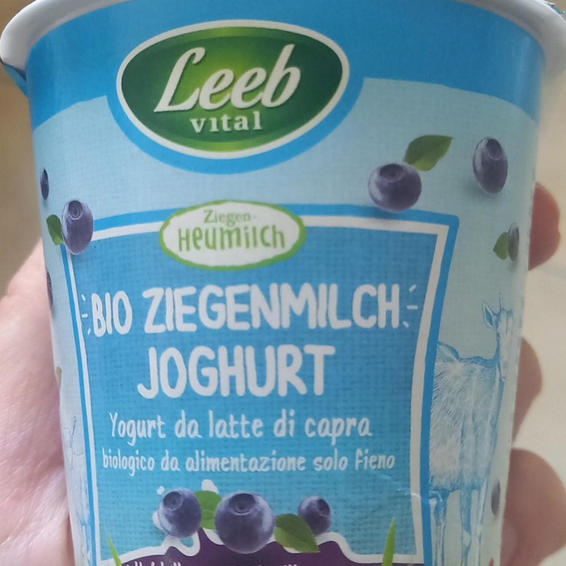 Fotografie - Bio ziegenmilch joghurt heidelbeere Leeb Vital