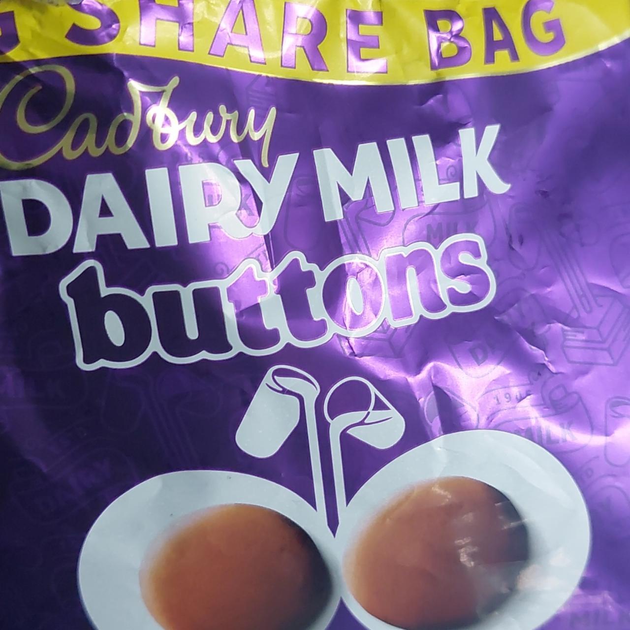 Fotografie - Dairy Milk buttons Cadbury