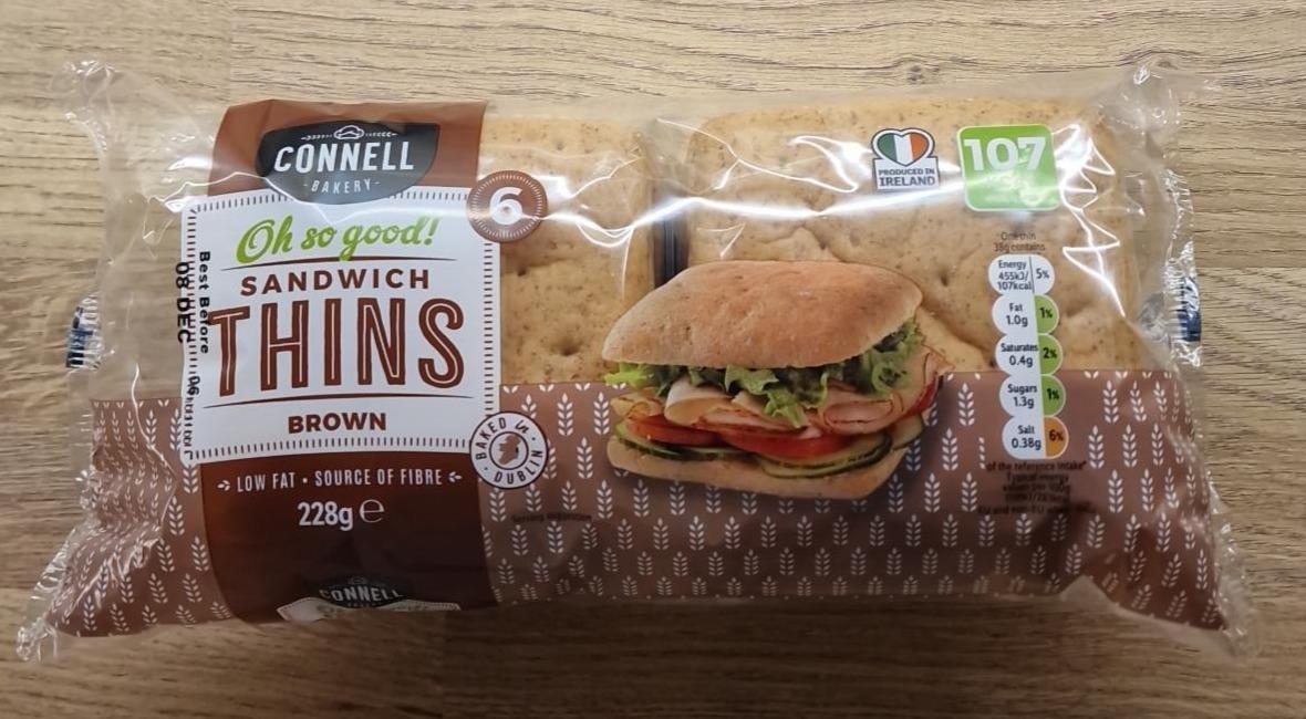 Fotografie - Sandwich Thins Brown Connell Bakery